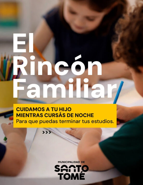 La Municipalidad amplía el alcance del Rincón Familiar y suma a estudiantes de nivel terciario