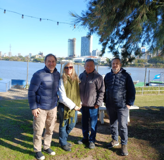 Reunión para planificar la nueva infraestructura verde del Yacht Club de Santa Fe